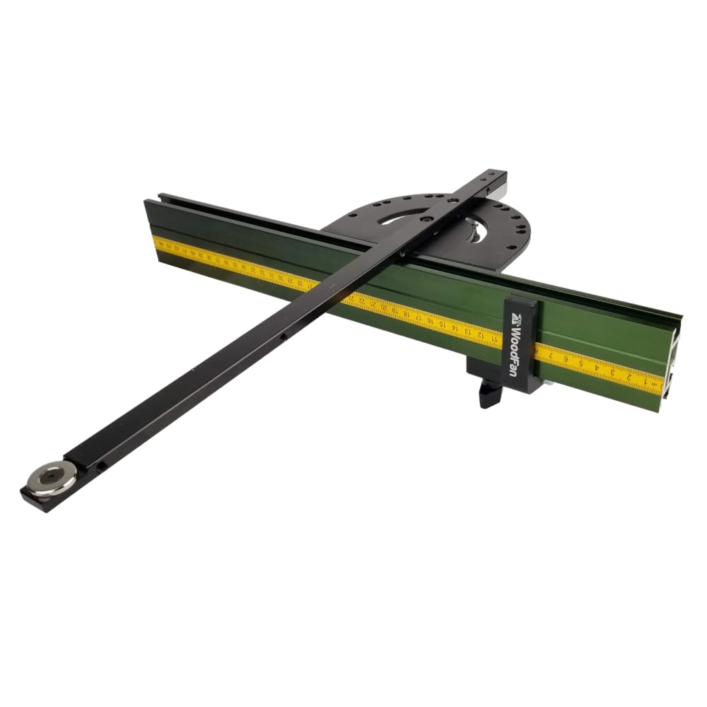 Tope de inglete profesional con tope angular y carril de tope de aluminio, carpintero