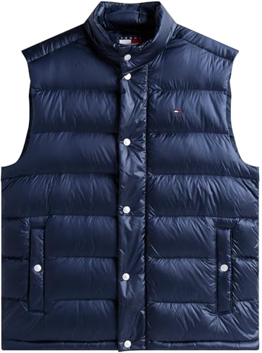 Tommy Jeans Herren Weste, Blau (Dark Night Navy), 3XL Plus – Ansicht 4