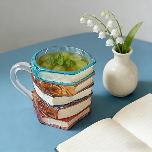 Taza para té y bebidas con diseño 3D literario para taza café 3