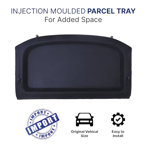 Image of Car Parcel Tray Diggi Luggage Tray in Perfect Fitting Compatible (Seltos Parcel Tray)| Does not fit with The Wiper Model on The Back Glass
