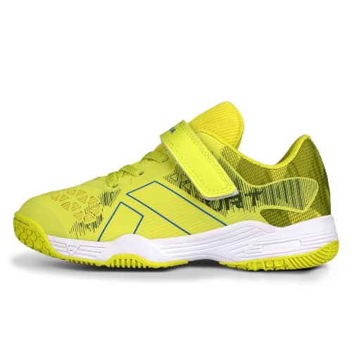 Image of Nivia Hy-Court 3.0 Kids Indoor Court Shoes, Lightweight Non-Marking Badminton Shoes with Cushioned Comfort & Durable Grip for Juniors