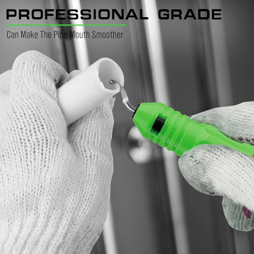 SWANLAKE PVC Pipe Cutter,1-5/8"&1-3/8" Ratchet PVC Pipe Cutter for PEX,PVC,PPR and Plastic Hoses, SK5 Steel Blades Ratcheting Pipe Cutter Tool for Home Repairs and Plumbers 5 SWANLAKE PVC Pipe Cutter,1-5/8"&1-3/8" Ratchet PVC Pipe Cutter for PEX,PVC,PPR and Plastic Hoses, SK5 Steel Blades Ratcheting Pipe Cutter Tool for Home Repairs and Plumbers - Image 5