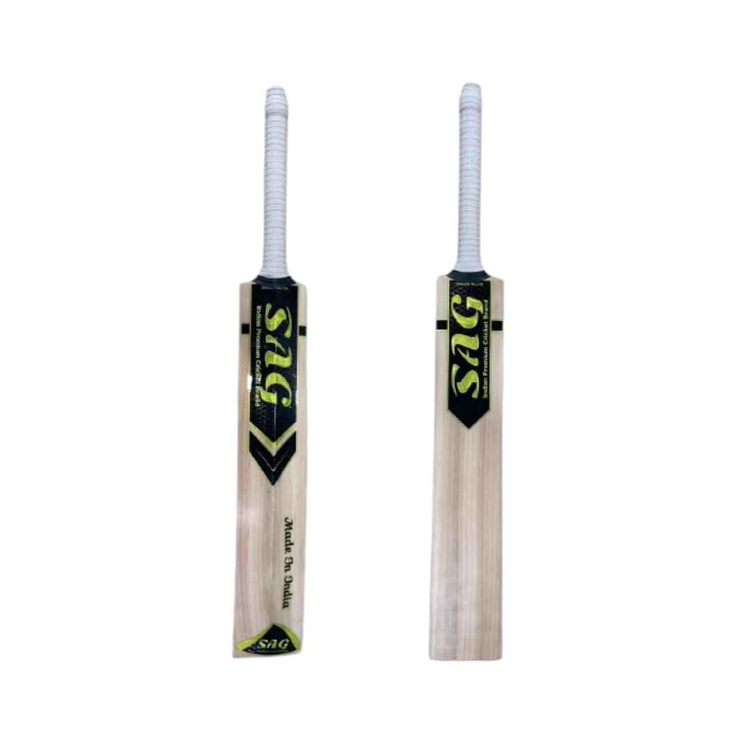 English Willow Cricket Bat | Size-5 | 40-42mm Big Edge | Fully Knocked, Ready to Play | Leather Ball Play | Free Scuff Sheet, Toe Guard, Bat Cover-image-25
