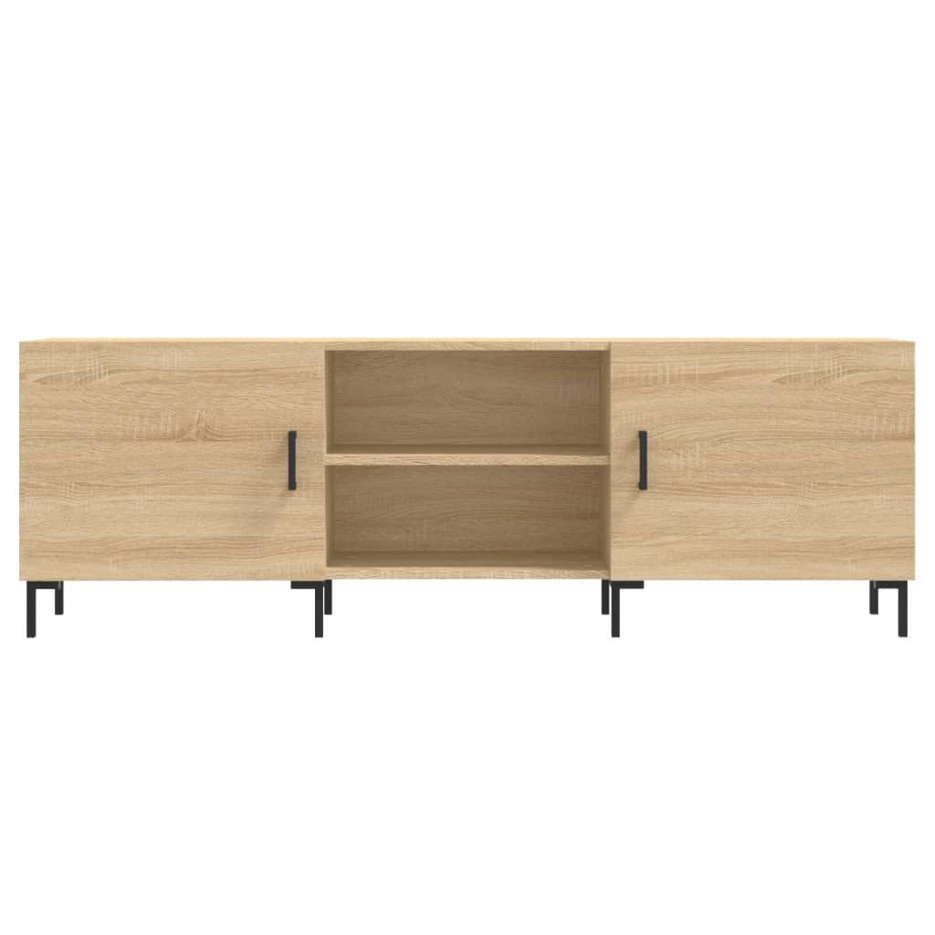 vidaXL Mobile Porta TV Rovere Sonoma 150x30x50 cm in Legno Multistrato, mobiletto, mobiletto HiFi, Mobile per dispositivi multimediali, Supporto TV