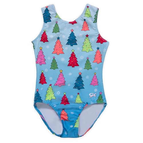 Image of GK Stars Gymnastics & Dance Leotard for Girls and Toddlers - Activewear One Piece Outfit in Fun Colorful Prints