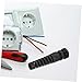 Veemoon 10pcs Cable Anti-bending Joints Wire Connector Industrial Cable Gland Cable Gland Joints LED Light Cable Gland Cord Connector Waterproof Cable Connector Cable Protector Black Nylon
