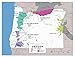 Wine Folly USA: Oregon Wine Map Poster Print, 12" x 16"