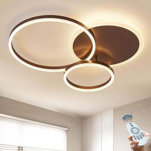Plafond LED Light Dimmable en métal et acrylique rond pour salon