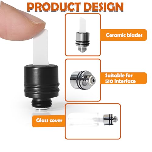Image of Ceramic Hot Knife Tip are Heating Multi-Tool for Slicing Wax or Viscous oil etc (Silver)
