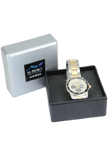 Image of Casio Enticer Men Multi Dial Yellow Watch-MTP-1299SG-9AVDF (A482)