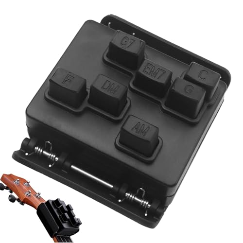 Attrezzi per imparare gli accordi per ukulele, leggero, con un solo tasto, per ukulele da 23 a 66 cm, per principianti