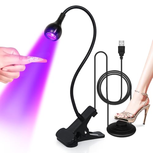 krofaue UV LED Nail Lamp β Gooseneck & Foot Control