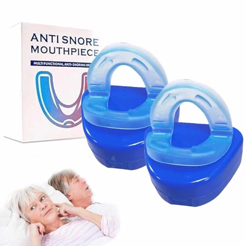 Honex Anti Snoring Mouthpiece - Universal Size,Anti Snoring Devices for Sleep,Food Grade Material Snore Mouth Guard,Instantly Quiet Antisnoring Device Mouthpiece,Make The Night Quiet(2)
