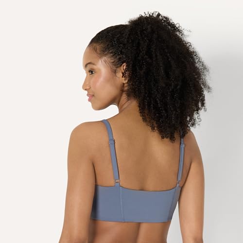 Image of Amazon Essentials Women's Active FormFlex Buttery Soft Light Support Sweetheart Neck Yoga Sports Bra with Removable Cups, Breathable, Moisture Wicking