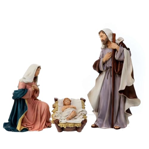 Holyart Set of 4 statues for outdoor Nativity Scene of 40 cm, indistructible material