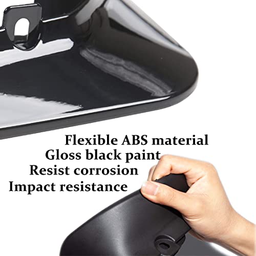 Image of Mud Flaps for Tesla Model 3 2016-2023 Splash Guards Glossy Black Front Rear Fender Protection Mudflaps No Need to Drill Holes (Set of 4, Gloss Black)