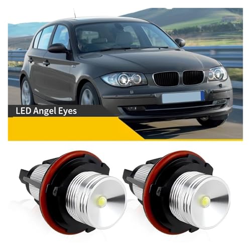 Evita faros amarillos con los ojos de angel BMW E87 bombillas halo led de repuesto 10W 6