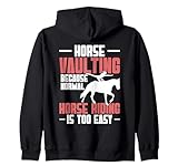 Caballo Saltando Niña Caballo Gimnasia Lunger Caballo Saltador Sudadera con Capucha