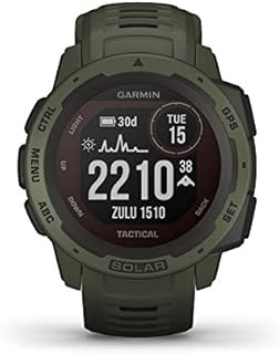 Garmin Instinct - wasserdichte GPS-Smartwatch mit Sport/Fitnessfunktionen. Herzfrequenzmessung am Handgelenk, Fitness Tracker & Smartphone Benachrichtigungen. (Generalüberholt)