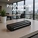 Deskium A4 Portable Thermal Printer Set, Wireless Inkless Printer, 10 Rolls Paper, Phone/Office, Black