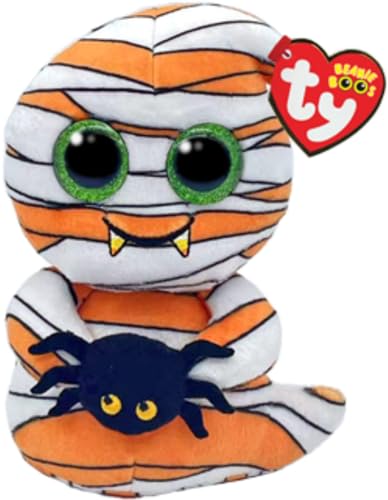 TY Boo Mumford - Spider Stuffed Toy, Multicolored, Halloween 2023, Polyester, 83g, 3+ TY Boo Mumford - Spider Stuffed Toy, Multicolored, Halloween 2023, Polyester, 83g, 3+