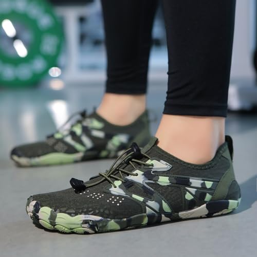 Image of Hike Barefoot Shoes for Women Men Breathable & Non-Slip Athletic Footwear Wide Toe Water Shoes,Designed for Walking,Running&Swimming