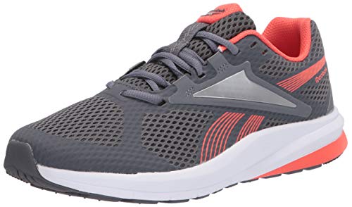 Reebok Men's Endless Road 2.0 Running Shoe, Cold Grey/White/Vivid Orange, 9.5 M US