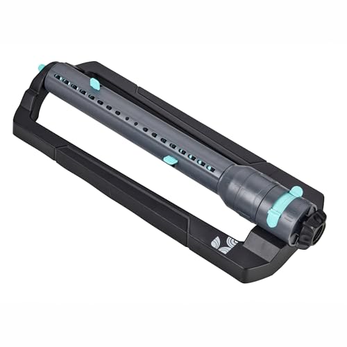 Turbo Oscillating Sprinkler 100003, Adjustable Sprinkler Spray Width & Range, Covers Up to 4,000...