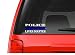Police Lives Matter (M17) Thin Blue Line Cop Police Sheriff Trooper Vinyl Decal Sticker Car Window