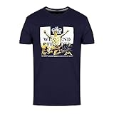 Weekend Offender Leo Gregory - Camiseta de manga corta, color azul marino Azul azul marino XXL