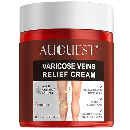 SWEI - Varicose Veins Relief Cream (80g) | Minimize Varicose and Spider Veins | Horse Chestnut Extract | Promote Smooth Skin Pain Relief |Removes Phlebitis Angiitis Inflammation in Legs Hands & Thighs