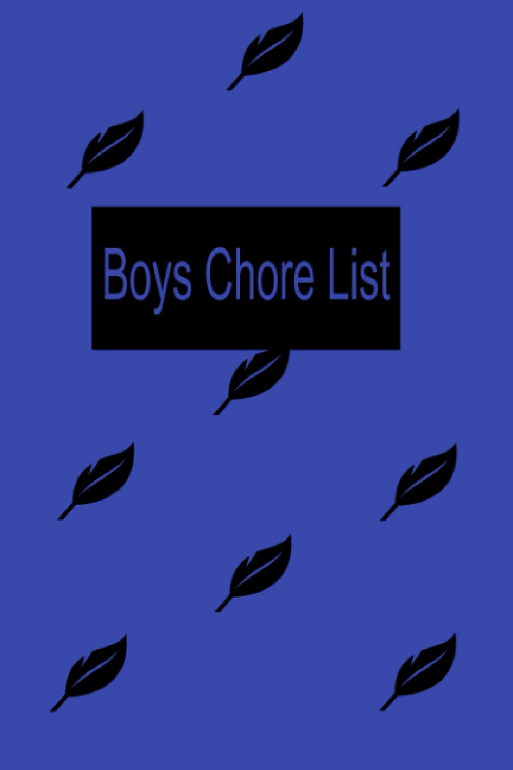 Boys Chore List