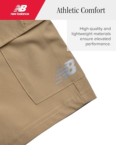 New Balance Boys Athletic Shorts - Lightweight Performance Woven Boys Gym Shorts with Pockets for Basketball Soccer (8-20)4