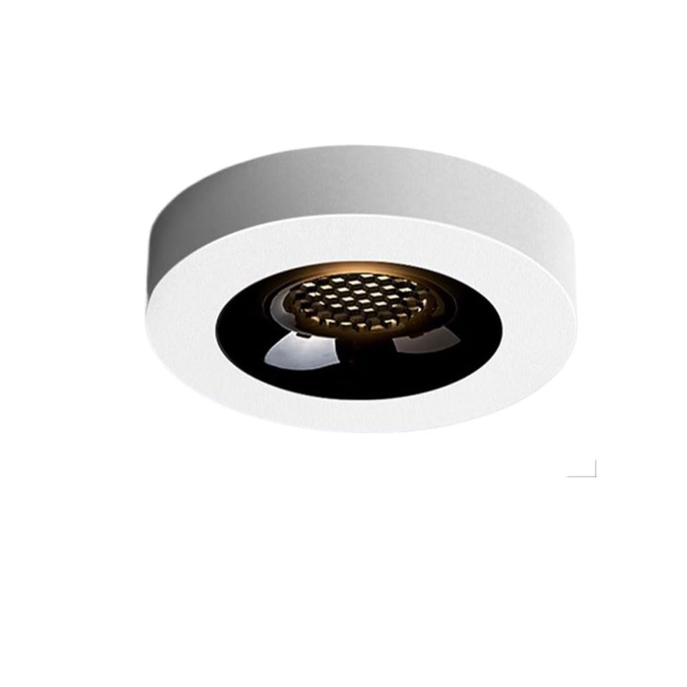 SKYGOO Modern Surface Mounted Downlight 9W Ultra Thin Surface Mounted Spot Light Anti Glare Ceiling Light LED Home Living Room Non Drilling Main Light Ceiling Downlight