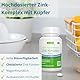 Zink Chelat 25mg, Zinktabletten hochdosiert mit Kupfer, Bisglycinat & Picolinate für gesunde Haut, Immunsystem, und Zellgesundheit, Clean Label, 180 Tabletten, von Igennus
