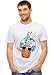 Produktbild Retreez T-Shirt mit Ananas mit Kopfhörer und Schirmen - Weiß - Mittel