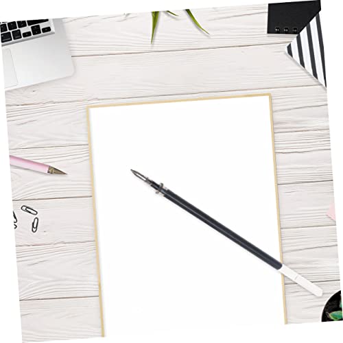 12 recambios de tinta negra gel punta fina para bolígrafos miniatura 5
