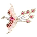 Chic Rhinestone Tassel Chain Brooch Pin Vintage for Women's Jewelry Clothing Accessories and Christmas Decor