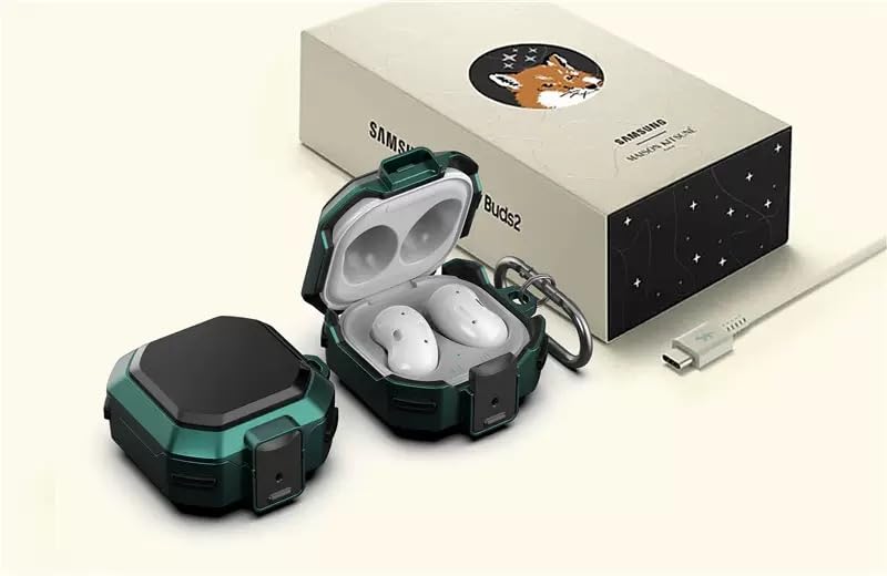 Image of Silicone Case Cover Compatible with Newly Launhed Samsung Galaxy Buds Core (2025) (Armor Black)