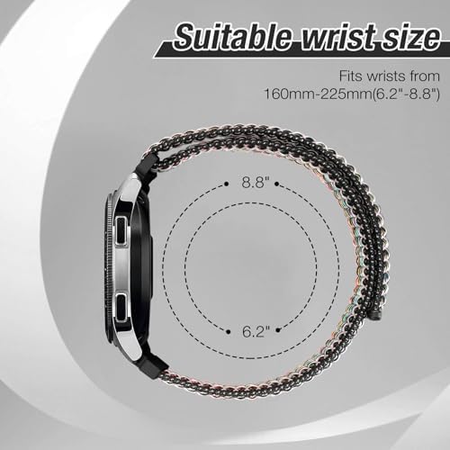 3 Pack Nylon Bands Compatible with Casio F-91W/F-84/F-94/F-105/F-108/AE-1200/W-217H/W-218H/A-158W/A-168W/SGW-300H/W-800H, Adjustable Breathable Sport Strap Solo Loop Replacement Strap — view 3