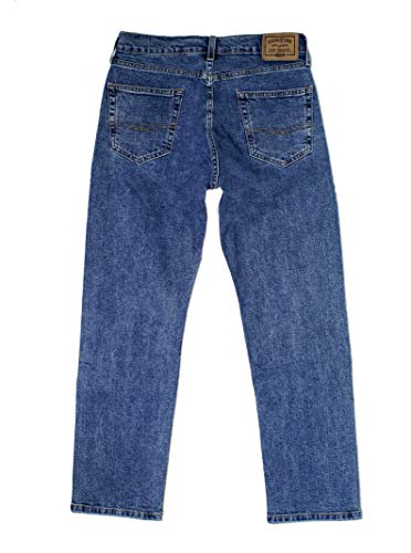 Levi Strauss Signature Men's Regular Fit Flex Jeans, Medium Indigo, 42x304