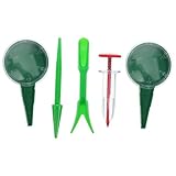 DOITOOL 6pcs Handheld Garden Seed Planter Set with 5-Position Seed Dispenser Small Horticultural Seeder