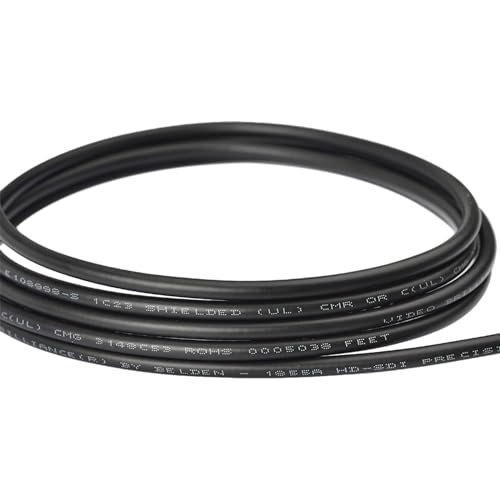 Image of Superbat 3G 6G SDI Cable 2ft BNC Male to Male Right Angle 75 Ohm SDI Video Cable Thin & Short Belden 1855A(2-Pack for HD Camera CCTV Monitor Video Switcher SDI Splitter etc