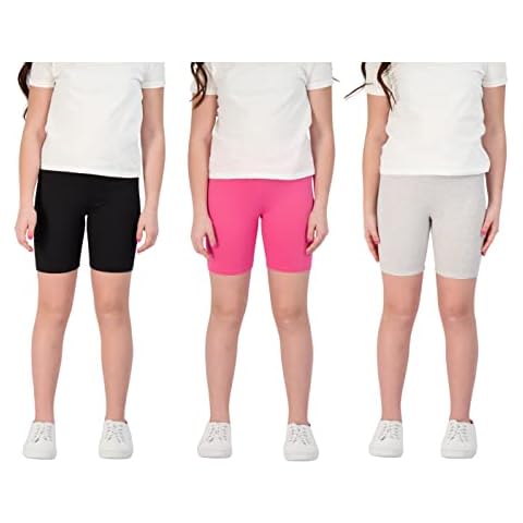 Star Ride 3-Pack Girls Athletic Bike Shorts Cover