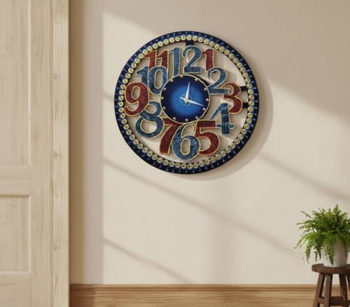 Horloge silencieuse BRACOP fait main pour décoration chic