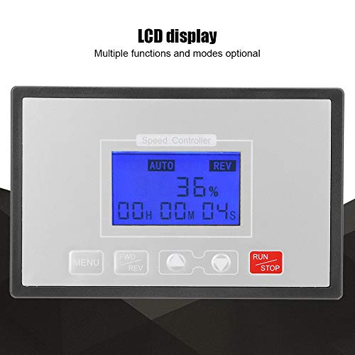 Controlador de velocidad digital DC 10-55V con arranque suave y parada programable 4