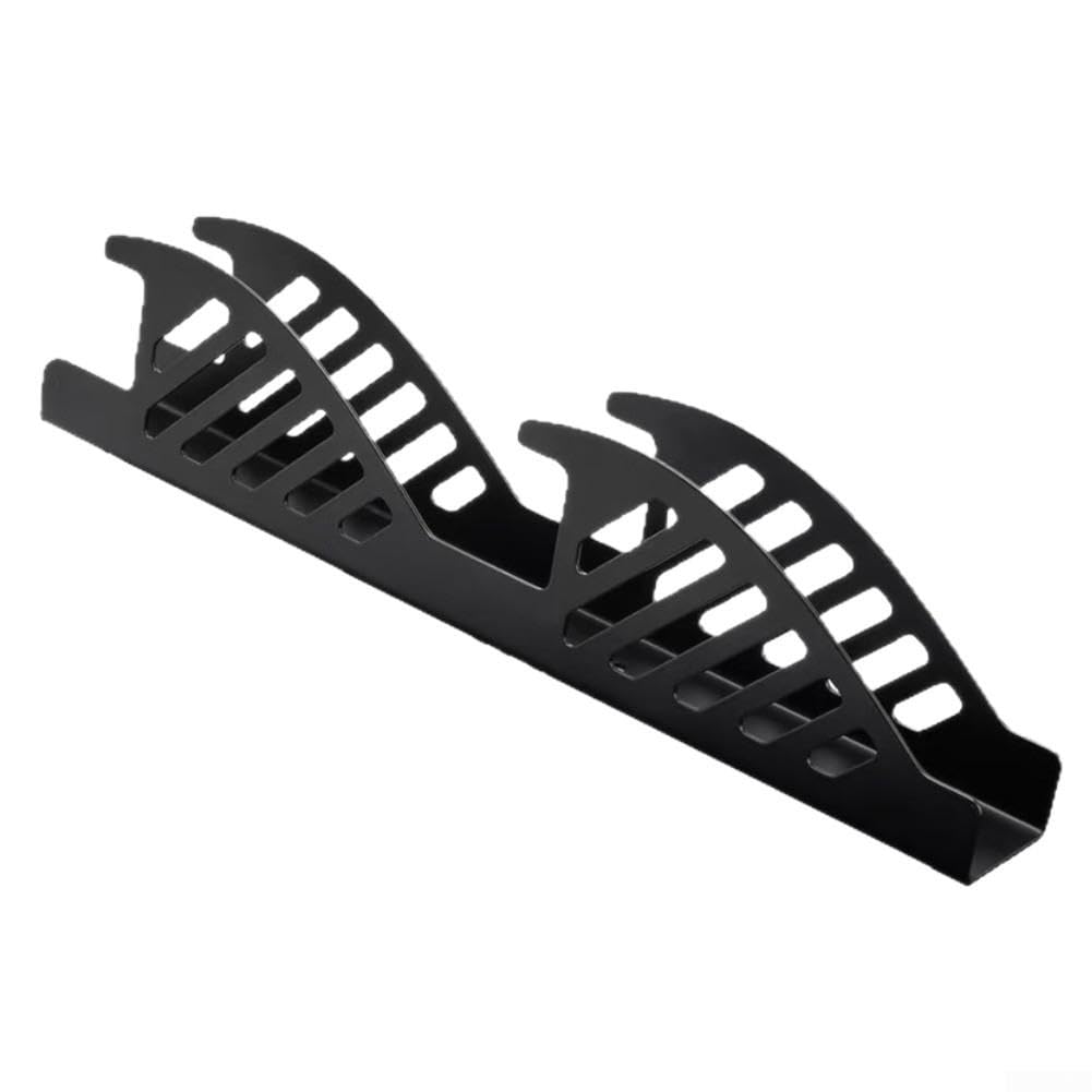 Supporto Bici da Parete Orizzontale in con Vassoio Pneumatici per Garage - Ganci Anti Graffio Portata 30kg 40x7x9cm(2 Piece)