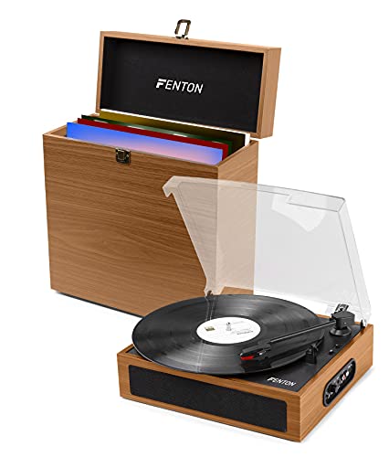 Fenton RP170L Platine Vinyle Bluetooth avec Valise de Rangement – Bois Clair, Tourne Disque avec Haut-parleurs intégrés… - Les Beatles, Paul McCartney, John Lennon, RIngo Starr, George Harrison Fenton RP170L Platine Vinyle Bluetooth avec Valise de Rangement - Bois Clair, Tourne Disque avec Haut-parleurs intégrés…