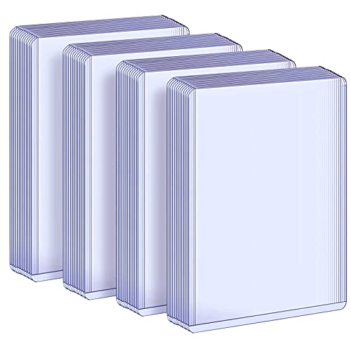 40 Pcs Top Loaders Card Sleeves for Trading Cards, Hard Plastic Toploaders Baseball Card Sleeves Holder Protectors Compatible with YUGIOH, Football Cards, Sports Cards, MTG Cards