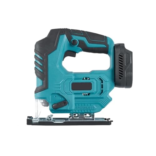 ブラシレス電動ジグソー 1000W 多機能 3段階変速 木工工具 使いやすい(1Battery)